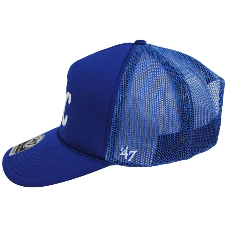 '47 BRAND Kansas City Royals MLB Foam Mesh Trucker Snapback Baseball Cap 4 '47 BRAND Kansas City Royals MLB Foam Mesh Trucker Snapback Baseball Cap - Image 2