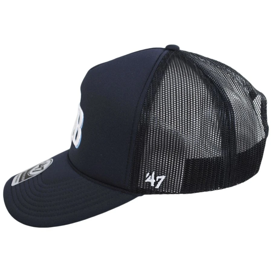'47 BRAND Tampa Bay Rays MLB Foam Mesh Trucker Snapback Baseball Cap 4 '47 BRAND Tampa Bay Rays MLB Foam Mesh Trucker Snapback Baseball Cap - Image 2