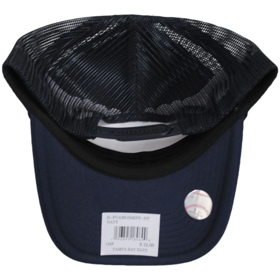 '47 BRAND Tampa Bay Rays MLB Foam Mesh Trucker Snapback Baseball Cap 5 '47 BRAND Tampa Bay Rays MLB Foam Mesh Trucker Snapback Baseball Cap - Image 3