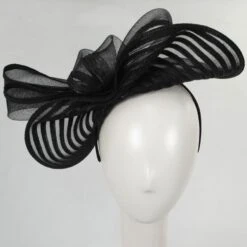 Mabel Poly Braid And Horsehair Pinch Disc Fascinator Hat