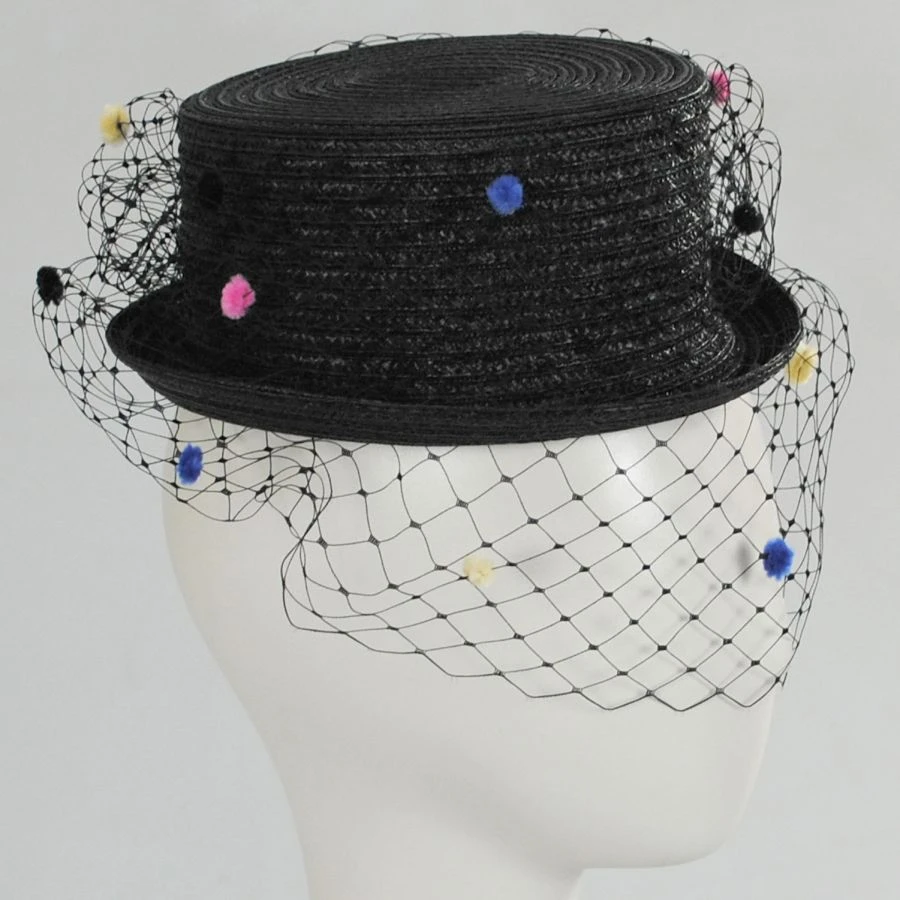 Hattie Veiled Mini Top Hat 4 Hattie Veiled Mini Top Hat - Image 2