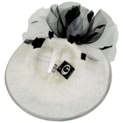 Angelica Sinamay Straw And Horsehair Disc Fascinator Hat 7 Angelica Sinamay Straw And Horsehair Disc Fascinator Hat -Novel Accessories 471521