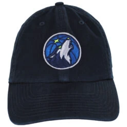 '47 BRAND Minnesota Timberwolves NBA Clean Up Strapback Baseball Cap Dad Hat