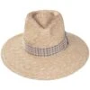 Joanna Wheat Straw Fedora Hat - Tan -Novel Accessories 473286