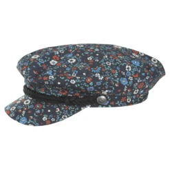 Floral Cotton Fiddler's Cap -Novel Accessories 473420