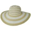 Tommy Bahama Stripe Lurex Toyo Straw Swinger Hat -Novel Accessories 473660