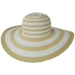 Tommy Bahama Stripe Lurex Toyo Straw Swinger Hat