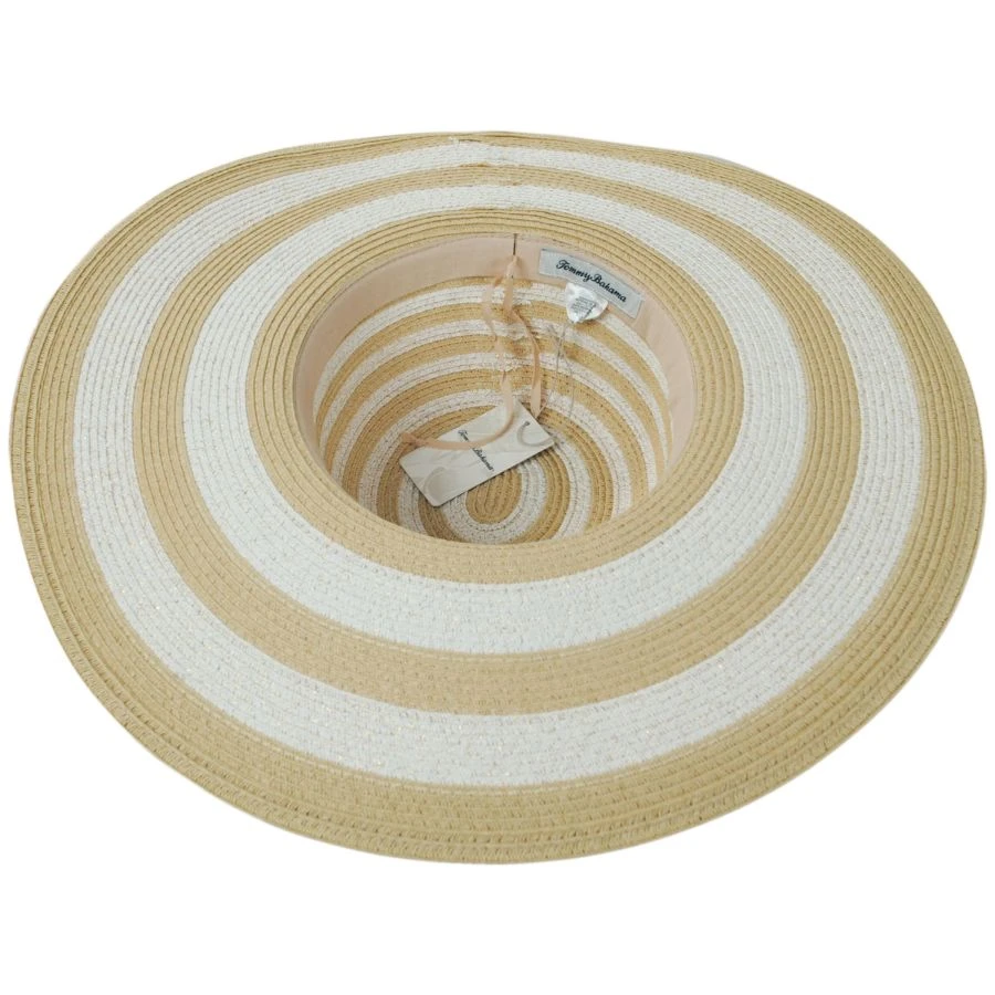 Tommy Bahama Stripe Lurex Toyo Straw Swinger Hat 5 Tommy Bahama Stripe Lurex Toyo Straw Swinger Hat - Image 3