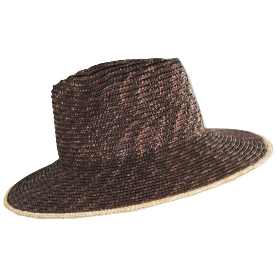 Joanna Festival Wheat Straw Fedora Hat 4 Joanna Festival Wheat Straw Fedora Hat - Image 2