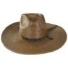Leigh Palm Straw Fedora Hat - Toffee 2 Leigh Palm Straw Fedora Hat - Toffee -Novel Accessories 474252