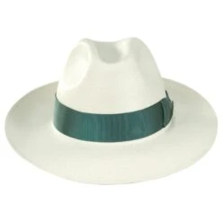 Gemstone Grade 8 Panama Straw Fedora Hat