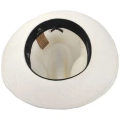 Gemstone Grade 8 Panama Straw Fedora Hat -Novel Accessories 474341