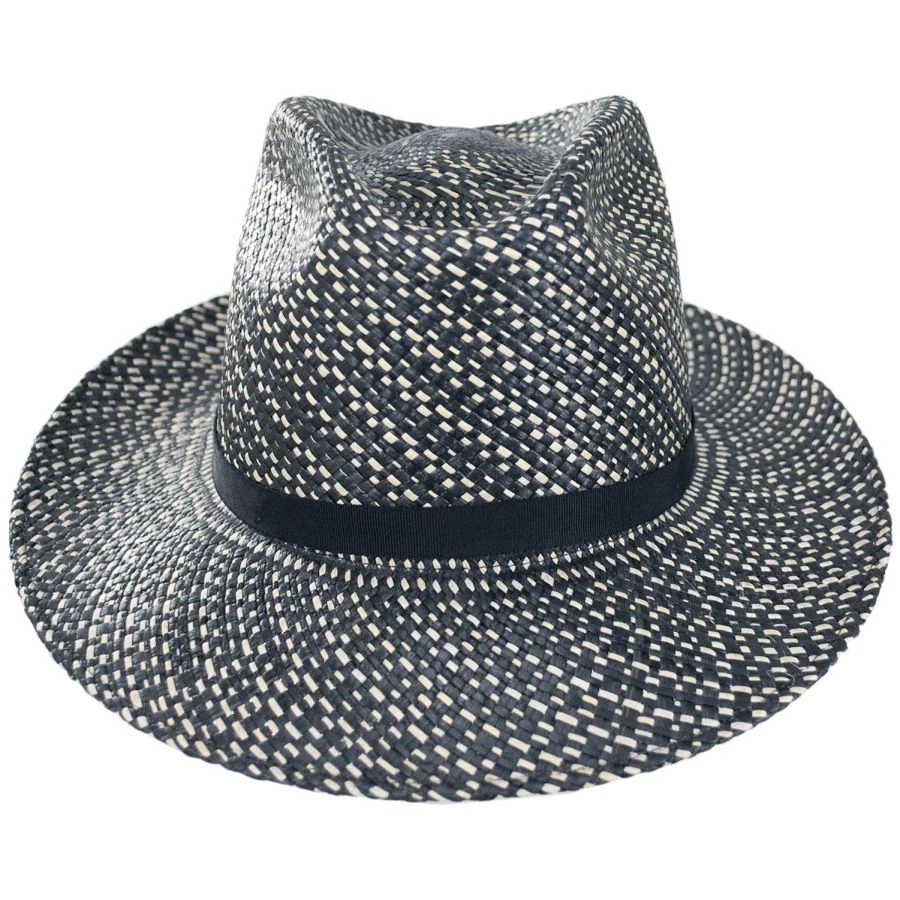 Bailey Phineas Two-Tone Panama Straw Fedora Hat 3 Bailey Phineas Two-Tone Panama Straw Fedora Hat