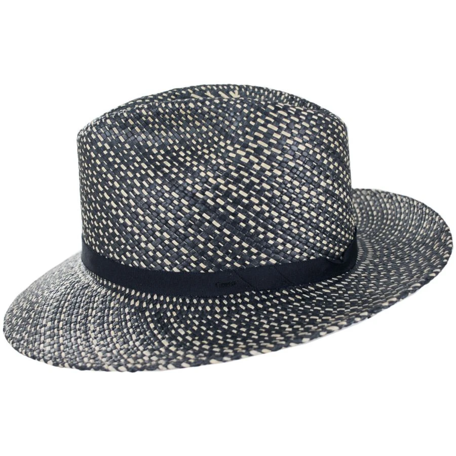 Bailey Phineas Two-Tone Panama Straw Fedora Hat 4 Bailey Phineas Two-Tone Panama Straw Fedora Hat - Image 2