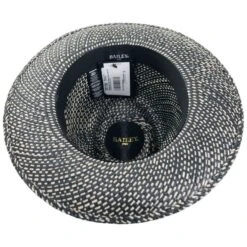 Bailey Phineas Two-Tone Panama Straw Fedora Hat 7 Bailey Phineas Two-Tone Panama Straw Fedora Hat -Novel Accessories 474507