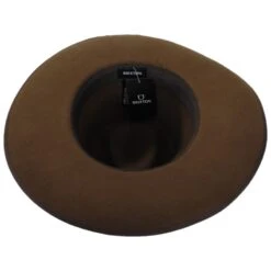 Reno Wool Felt Fedora Hat - Coffee -Novel Accessories 474636