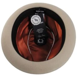 Gain Wool Felt Fedora Hat - Sand -Novel Accessories 474741