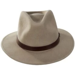 Messer Wool Felt Fedora Hat - Sand