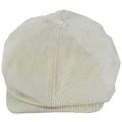 Brood Corduroy Newsboy Cap - Off White