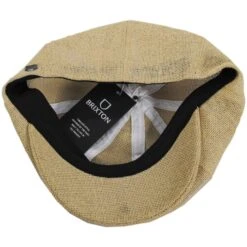 Brood Toyo Straw Newsboy Cap - Natural 7 Brood Toyo Straw Newsboy Cap - Natural -Novel Accessories 475439