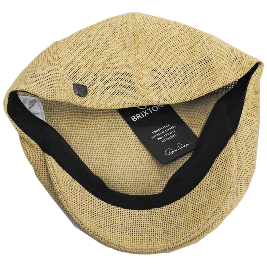 Hooligan Toyo Straw Ivy Cap - Natural 5 Hooligan Toyo Straw Ivy Cap - Natural - Image 3