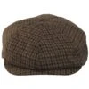 Brood Plaid Newsboy Cap - Caramel 1 Brood Plaid Newsboy Cap - Caramel -Novel Accessories 475727