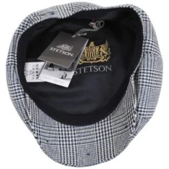 Stetson Silk And Cotton Glencheck Plaid Newsboy Cap -Novel Accessories 475859