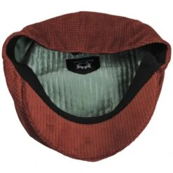 Brood Corduroy Newsboy Cap - Burnt Orange -Novel Accessories 476088