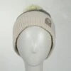 Columbia Sportswear Palmer Peak Repreve Pom Beanie Hat - Ivory -Novel Accessories 476736