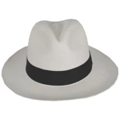 Panama Straw Grade 10 Clasico Center Pinch Fedora Hat 7 Panama Straw Grade 10 Clasico Center Pinch Fedora Hat -Novel Accessories 476973