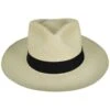Panama Straw Grade 10 Diamond Crown Fedora Hat -Novel Accessories 477018