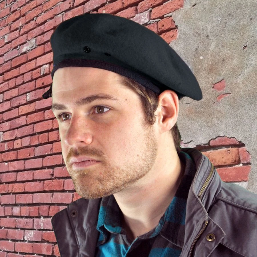 Wool Military Beret 3 Wool Military Beret