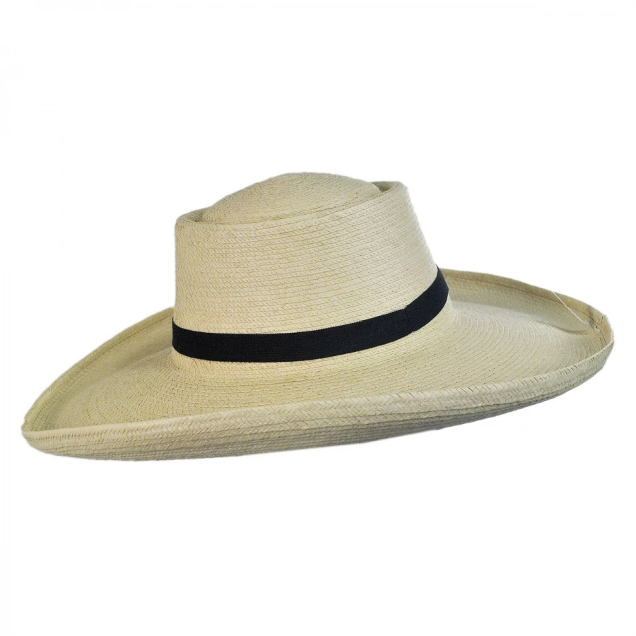 Sam Houston Planter Guatemalan Palm Leaf Straw Hat 4 Sam Houston Planter Guatemalan Palm Leaf Straw Hat - Image 2