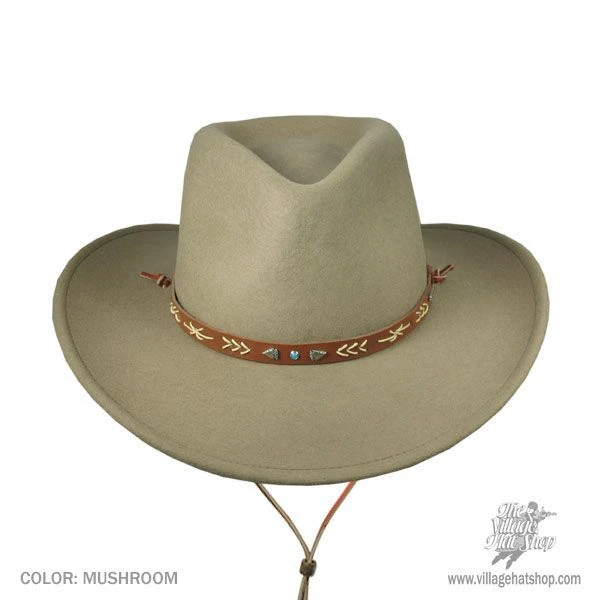 Stetson Santa Fe Crushable Wool Felt Western Hat 3 Stetson Santa Fe Crushable Wool Felt Western Hat
