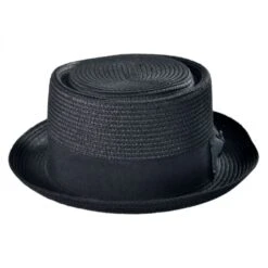 Toyo Straw Braid Pork Pie Hat