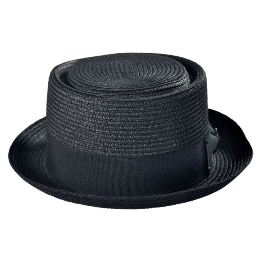Toyo Straw Braid Pork Pie Hat 3 Toyo Straw Braid Pork Pie Hat