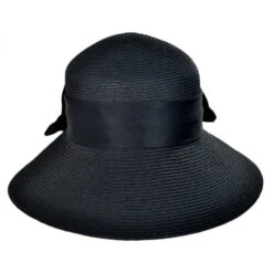 Big Bow Toyo Straw Lampshade Hat