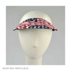 USA Flag Midsize Visor
