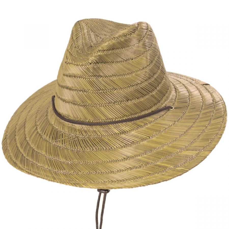 Bells Rush Straw Lifeguard Hat - Tan 3 Bells Rush Straw Lifeguard Hat - Tan