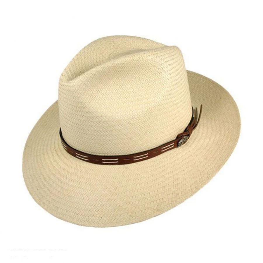 Bailey Cutler Panama Straw Fedora Hat 4 Bailey Cutler Panama Straw Fedora Hat - Image 2