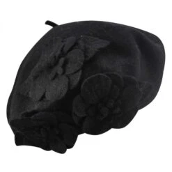Flower Wool Beret