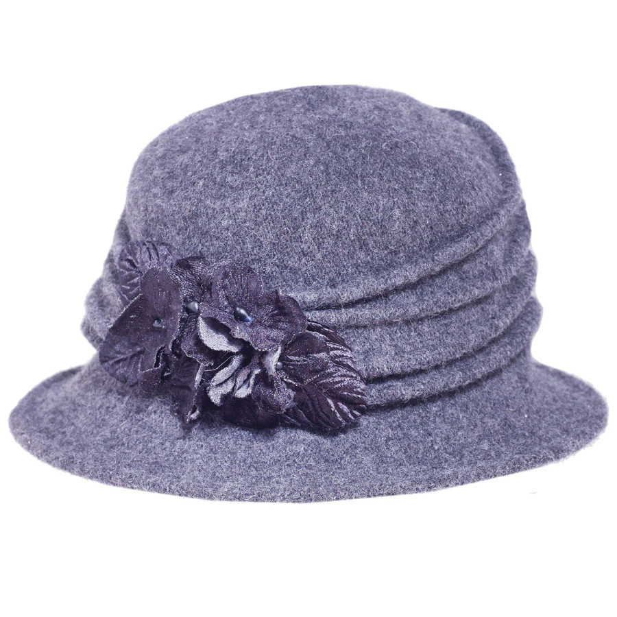 Autumn Wool Felt Cloche Hat 3 Autumn Wool Felt Cloche Hat