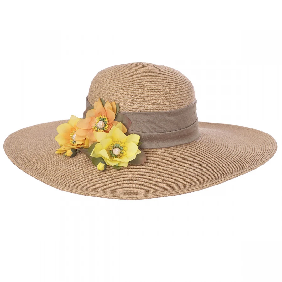 Water Lily Toyo Straw Sun Hat 3 Water Lily Toyo Straw Sun Hat