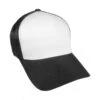 White Front Trucker Fitted FlexFit Baseball Cap 1 White Front Trucker Fitted FlexFit Baseball Cap -Novel Accessories size one size fits most 49