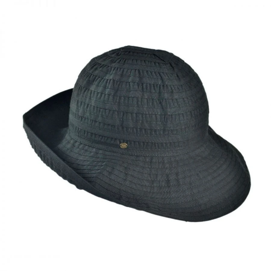 Ribbon Fabric Bretton Hat 2 Ribbon Fabric Bretton Hat