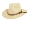 Scala Braided Band Panama Straw Outback Hat 2 Scala Braided Band Panama Straw Outback Hat -Novel Accessories size s 1